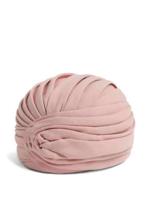 Valentino Garavani VLogo Signature rigid head scarf - Pink - zdjęcie produktu nr 1