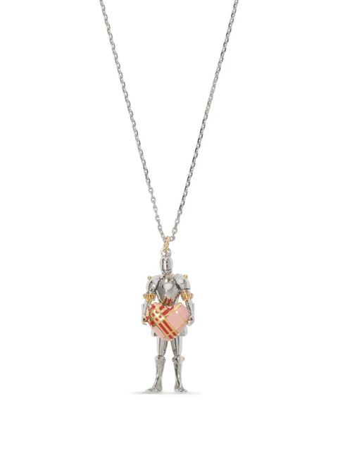 Burberry Knight Heart pendant necklace - Silver - zdjęcie produktu nr 2
