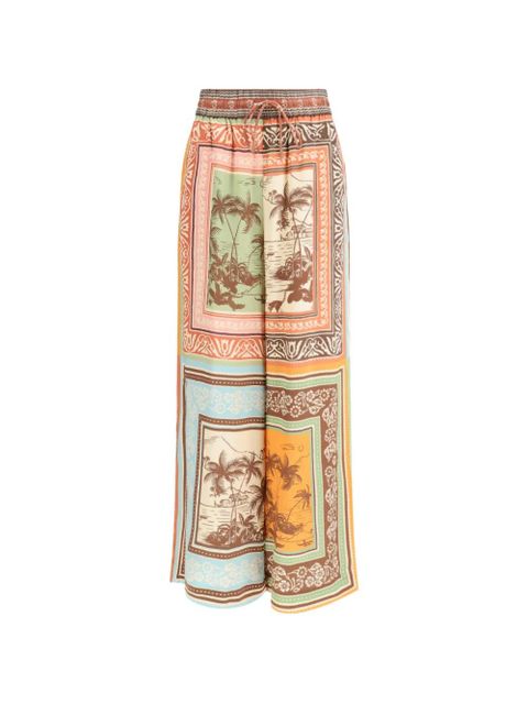 ALEMAIS Alberta palazzo pants - Brown - zdjęcie produktu nr 1