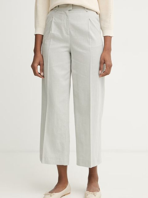 United Colors of Benetton spodnie damskie z lnem - zdjęcie produktu nr 2