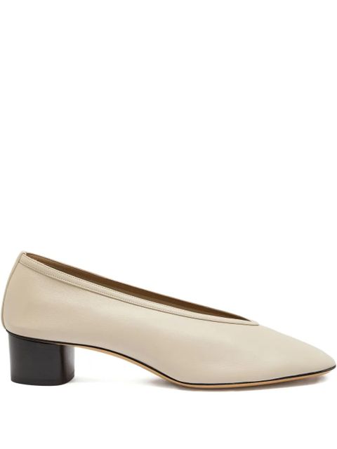 Le Monde Beryl Luna block-heel pumps - Neutrals