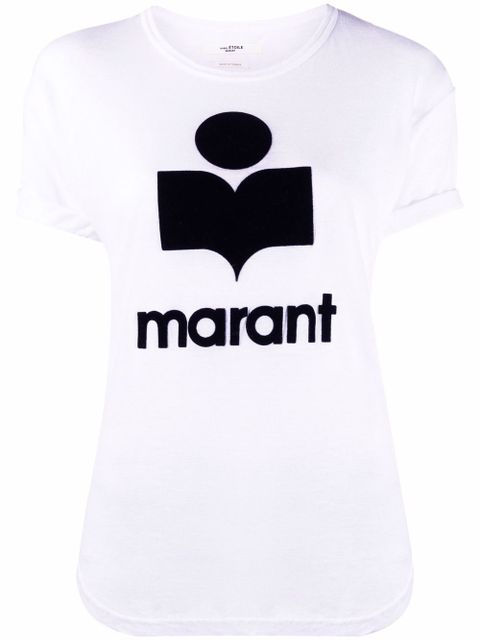 MARANT ÉTOILE Koldi T-shirt - White - zdjęcie produktu nr 1