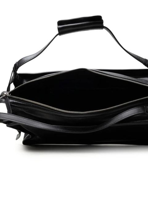 STAUD Harold leather shoulder bag - Black