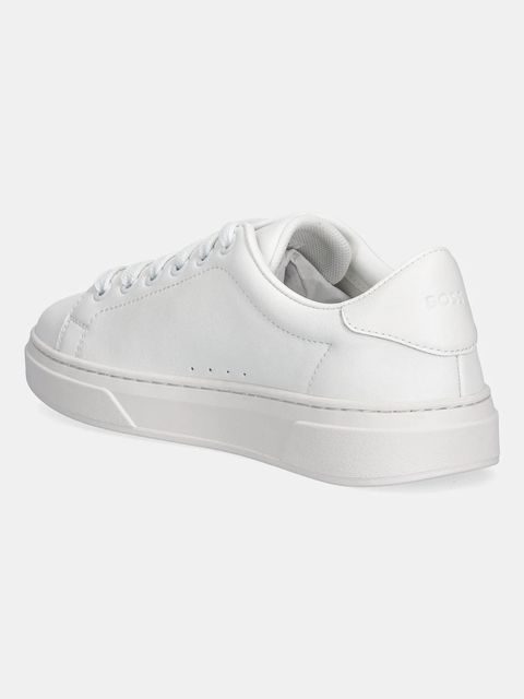 BOSS sneakersy skórzane Kieran damskie kolor biały 50548110