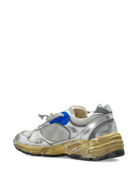 Golden Goose star appliqué sneakers - Silver