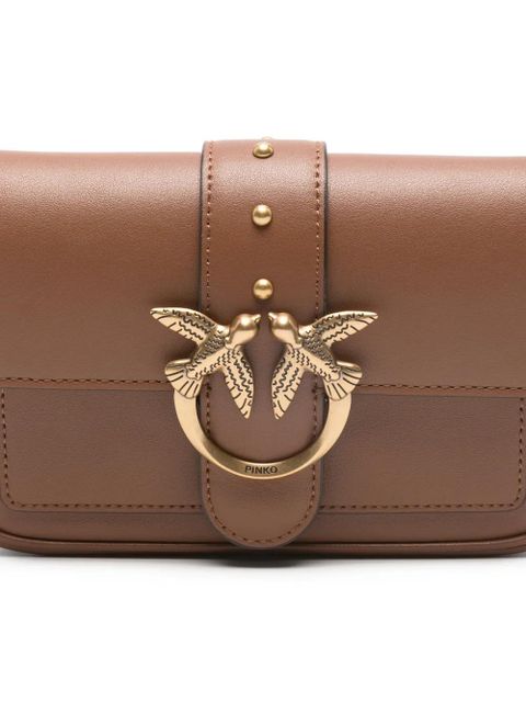PINKO mini Love One Pocket shoulder bag - Brown