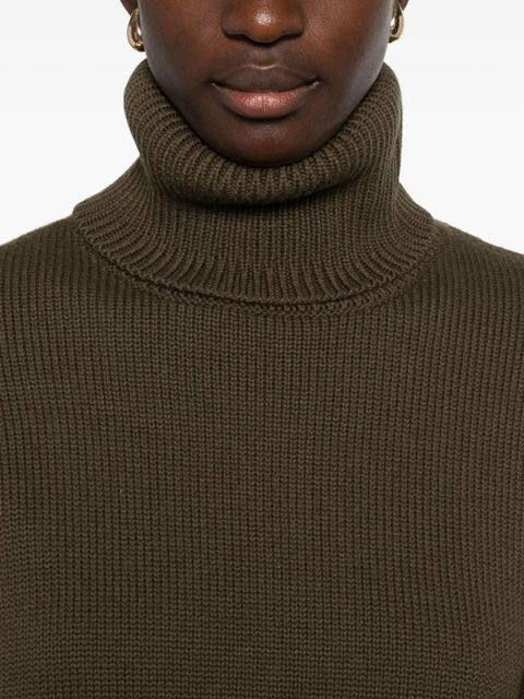 The Frankie Shop roll-neck sweater - Green