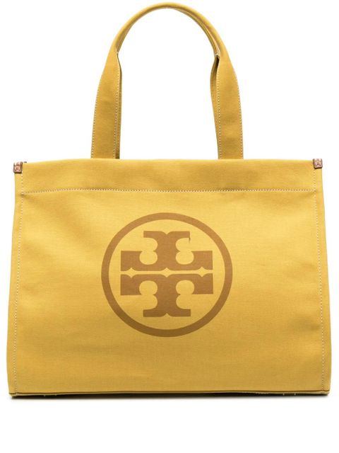 Tory Burch logo-motif tote - Yellow - zdjęcie produktu nr 1