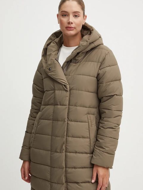 Didriksons kurtka STELLA damska kolor zielony zimowa 505538