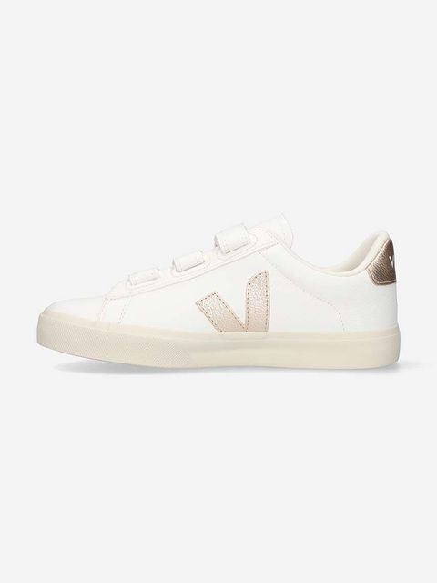 Veja sneakersy skórzane Recife Logo kolor biały RC0502762