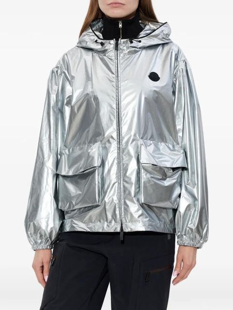 Moncler hooded pocket jacket - Silver