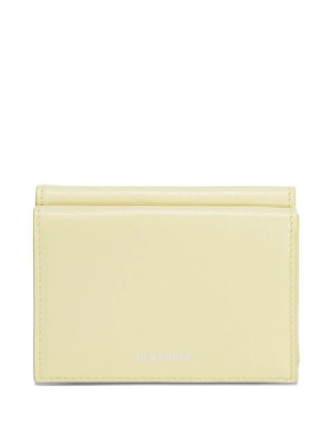 Jil Sander embossed folded mini wallet - Yellow - zdjęcie produktu nr 1