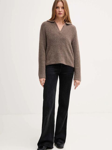 Mos Mosh sweter z dodatkiem wełny THORA - zdjęcie produktu nr 1