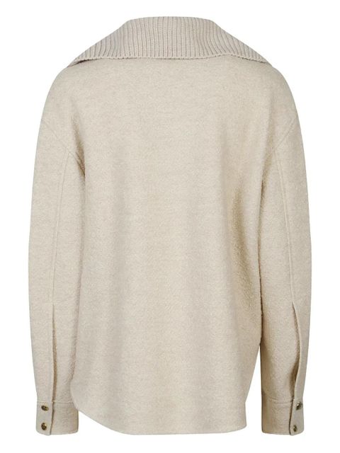 Moncler flap-pocket zip jacket - Neutrals - zdjęcie produktu nr 2