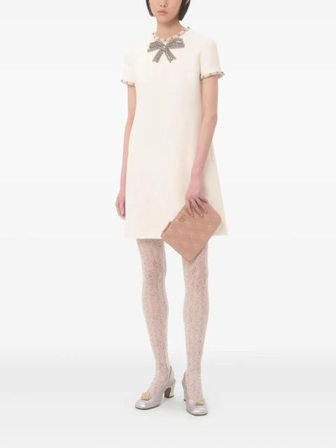 Valentino Garavani Quiltie 67 leather clutch bag - Pink