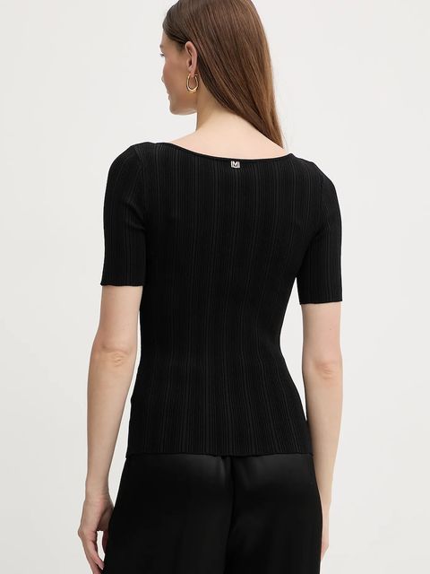 Marciano by Guess bluzka KATHLEEN damska kolor czarny gładka 5YGR02 5875Z