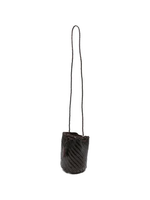 DRAGON DIFFUSION tassel-detail bucket bag - Brown