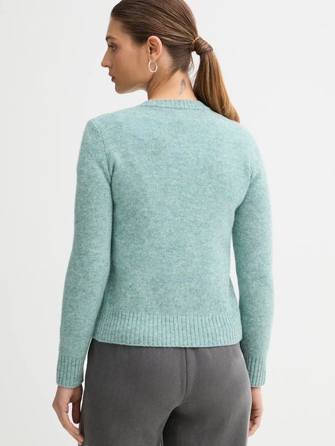 United Colors of Benetton kardigan wełniany kolor turkusowy 103ME500L