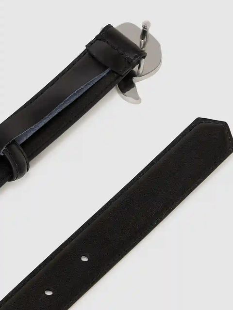 Karl Lagerfeld pasek skórzany IKON