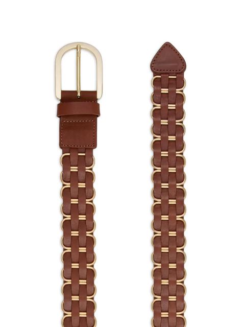 Ba&Sh Beck woven-design belt - Brown - zdjęcie produktu nr 2