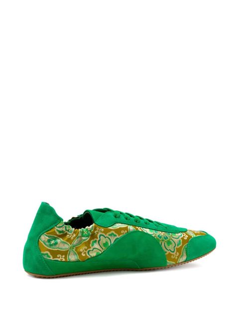 Christopher Esber floral-print sneakers - Green - zdjęcie produktu nr 2