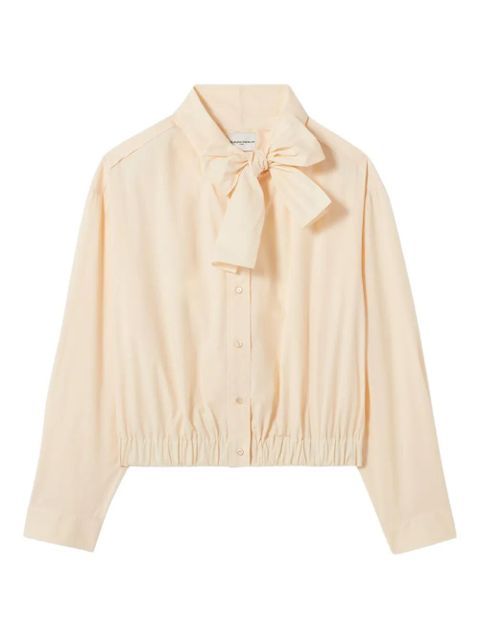 Claudie Pierlot bow-detail button shirt - Neutrals - zdjęcie produktu nr 1