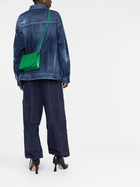 Dolce & Gabbana DG Logo leather cross body bag - Green - zdjęcie produktu nr 2