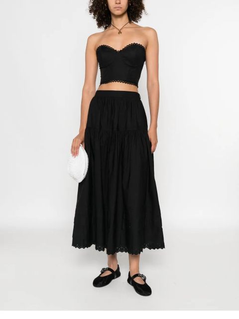 DÔEN Sebastiane maxi skirt - Black - zdjęcie produktu nr 2