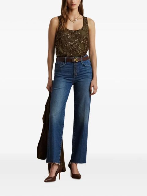 Lauren Ralph Lauren button frayed jeans - Blue - zdjęcie produktu nr 2