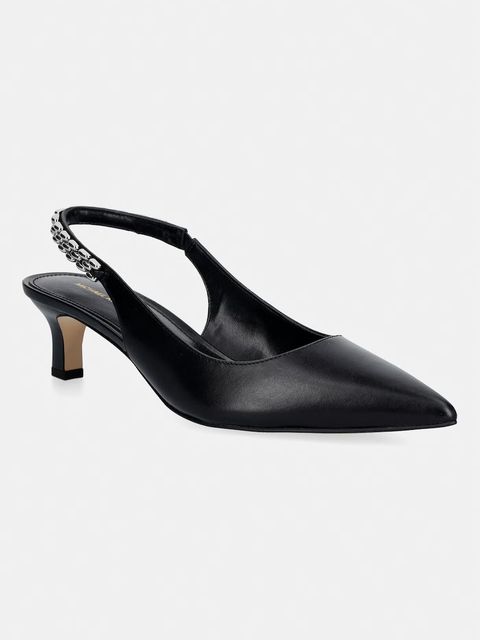 MICHAEL Michael Kors szpilki skórzane Marcia Kitten Sling Pump