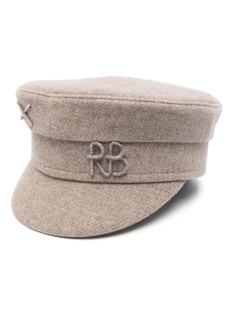 Ruslan Baginskiy logo-embellished baker boy cap - Neutrals - zdjęcie produktu nr 1
