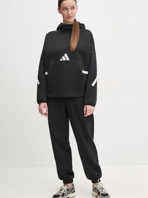 adidas spodnie dresowe Essentials damskie kolor czarny gładkie JD7999