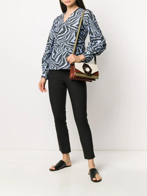 TWINSET cropped skinny trousers - Black - zdjęcie produktu nr 2