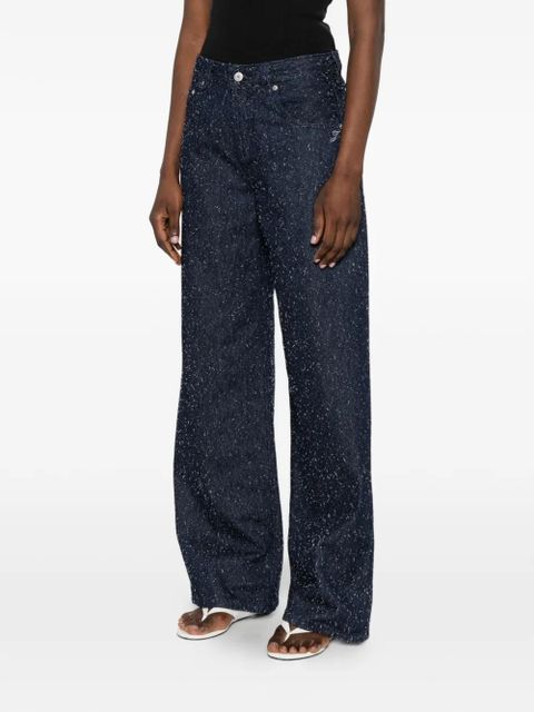 Jacquemus belt-loops jeans - Blue