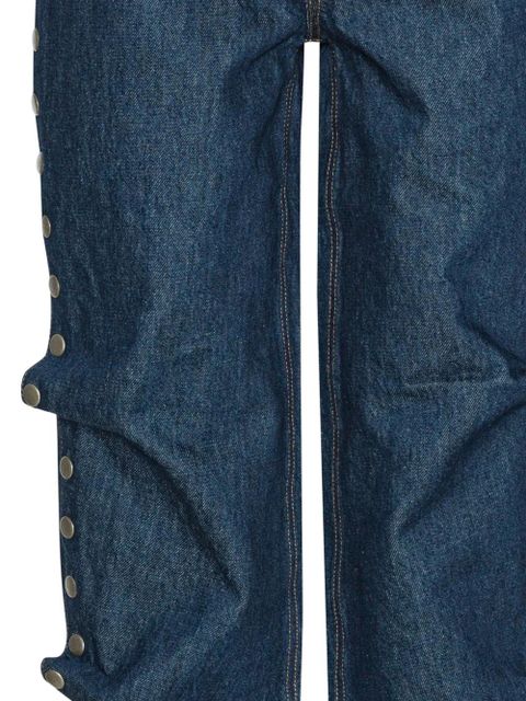 ROTATE BIRGER CHRISTENSEN buttoned wide leg jeans - Blue
