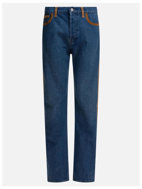 Miu Miu log-detail jeans - Blue - zdjęcie produktu nr 1