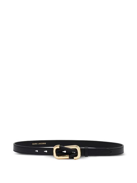 Marc Jacobs knotted-buckle leather belt - Black - zdjęcie produktu nr 1