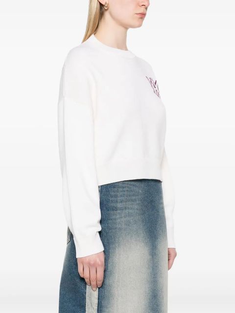 AMIRI logo-intarsia sweater - Neutrals - zdjęcie produktu nr 2