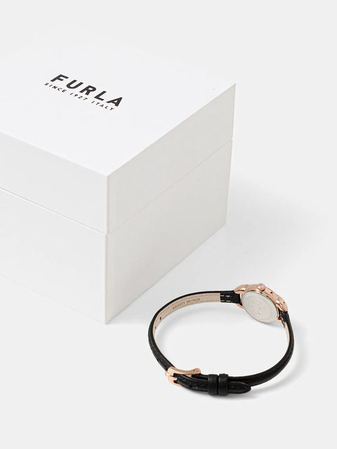 Furla zegarek damski kolor czarny WW00064004L3