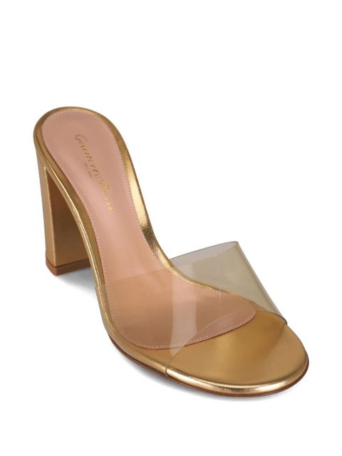 Gianvito Rossi 85mm leather sandals - White - zdjęcie produktu nr 2