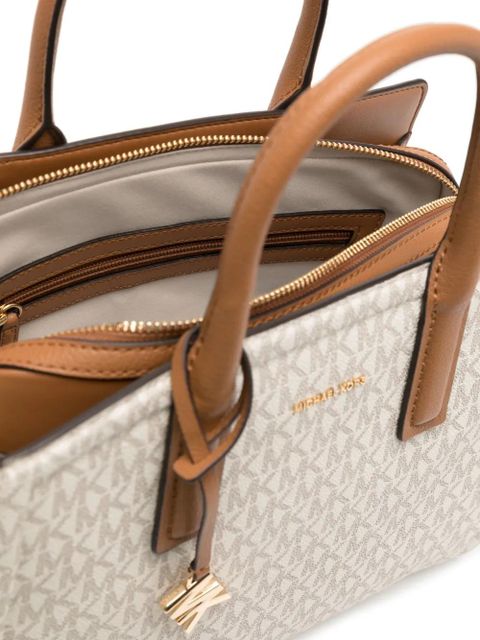 Michael Kors logo print tote bag - Brown