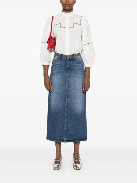 Ba&Sh Matemática midi skirt - Blue - zdjęcie produktu nr 2