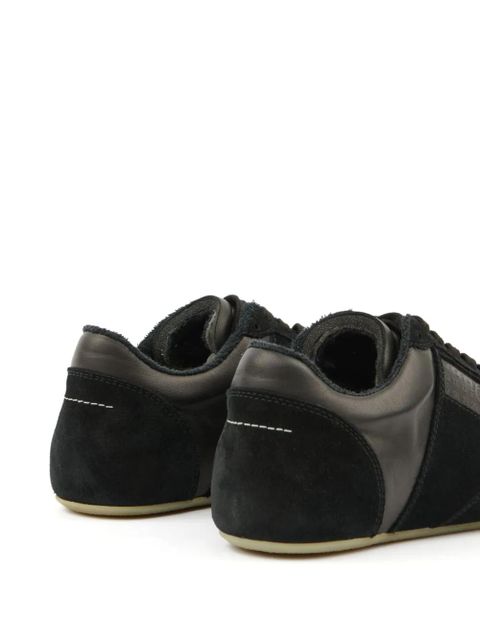 MM6 Maison Margiela leather sneakers - Black