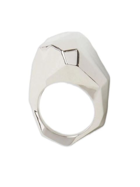 Lanvin faceted ring - Silver - zdjęcie produktu nr 1