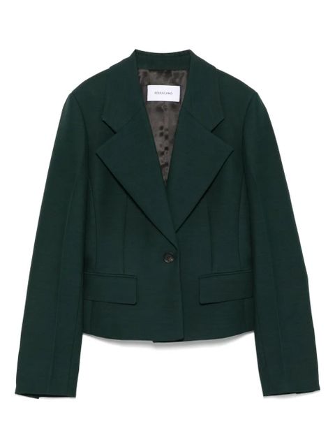 Ferragamo single-breasted blazer - Green - zdjęcie produktu nr 1
