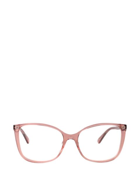 Gucci Eyewear cat-eye frame glasses - Pink - zdjęcie produktu nr 1
