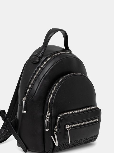 Love Moschino plecak damski kolor czarny mały gładki JC4344PP0NKA000B - zdjęcie produktu nr 2