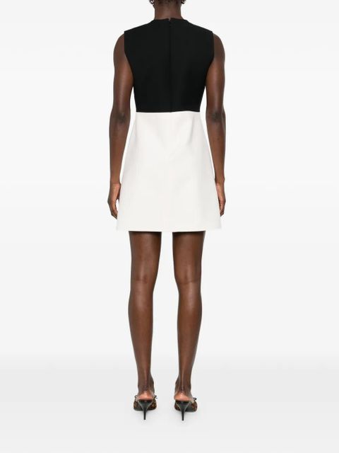 Gucci crystal-embellished pleated mini dress - Black