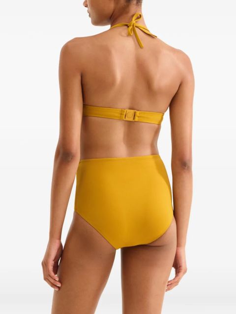 ERES high-waisted button-detail bikini bottoms - Yellow