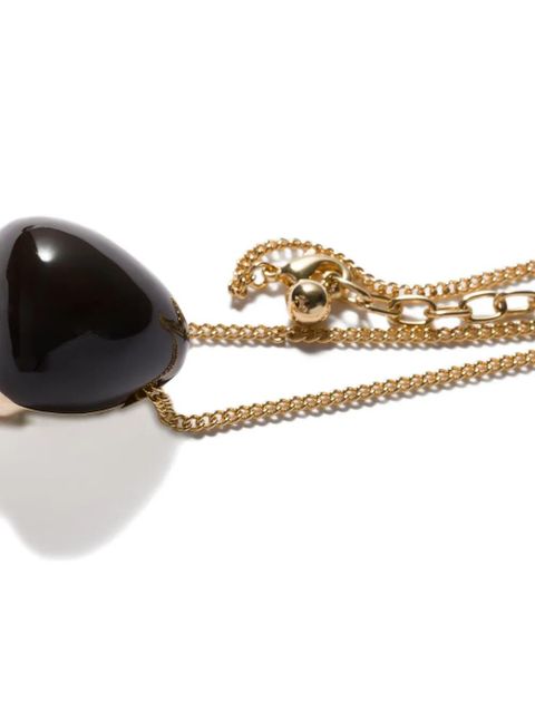 Miu Miu ball-pendant necklace - Brown - zdjęcie produktu nr 1